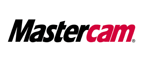 Mastercam Logo in Black and Red Color